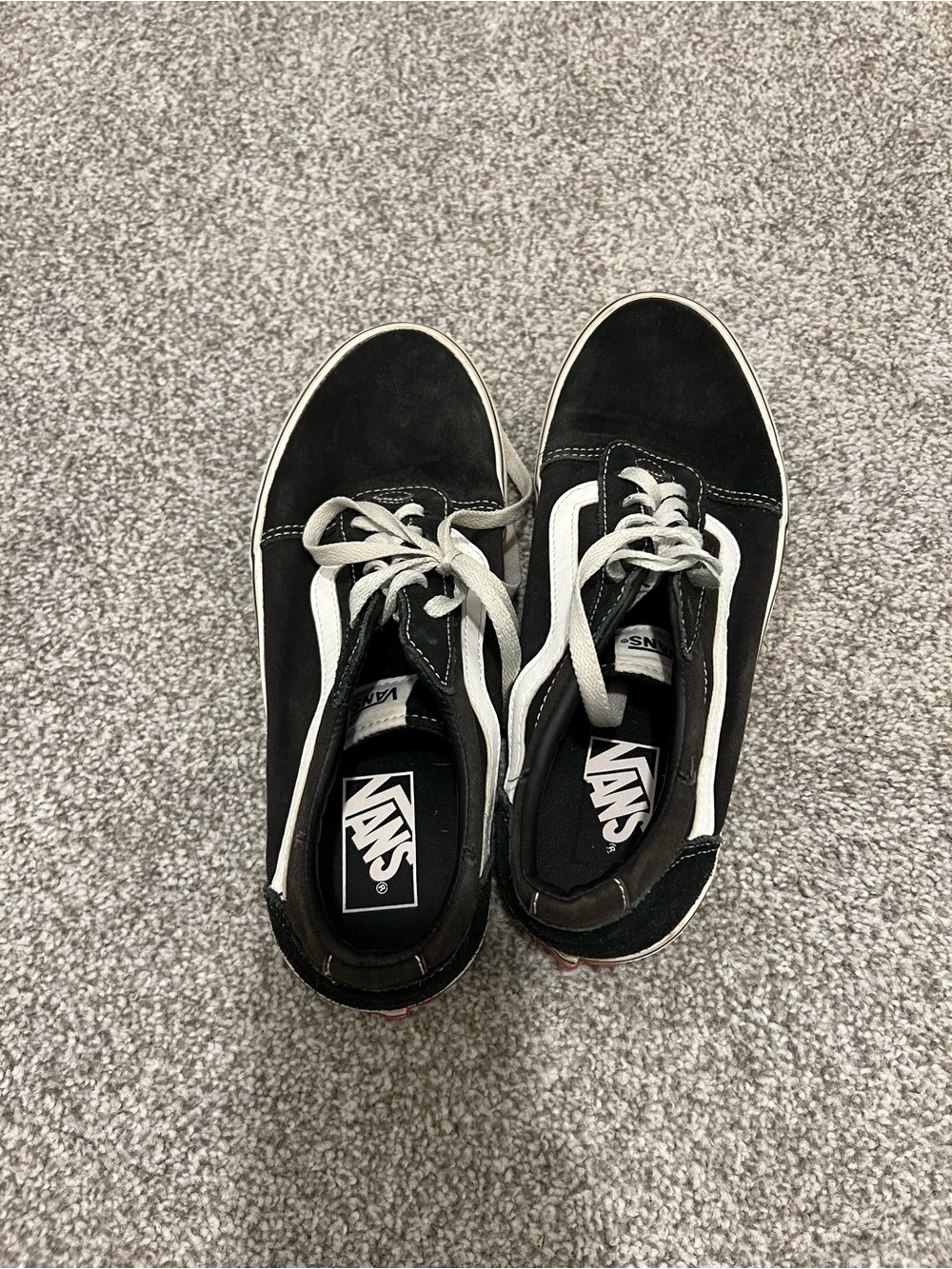 Vans Black and White Old Skool Sneakers